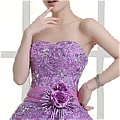 Princess Sweetheart Crystal Short Mini Prom Dress (D44)