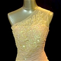 Sheath Column One Shoulder Beading Prom Dress (D130)