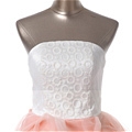 Sheath Column Strapless Lace Short Mini Ball Gown Dress