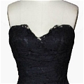 Sheath Column Sweetheart Lace Little Black Dress (A101)