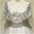V-neck Sash Ribbon Prom Dress (B148)