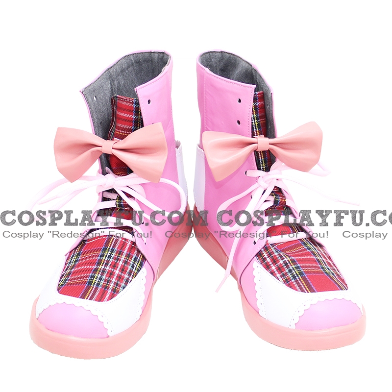 Cosplay Short Rosa with Ribbons Sapatos (481)