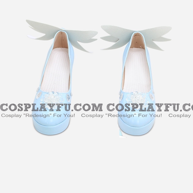 Cosplay Lolita Azul Wings Sapatos (482)