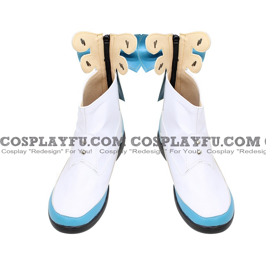 Cosplay Short White Shoes (486)