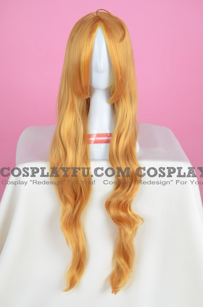Longue Curly Blond Perruque (574)