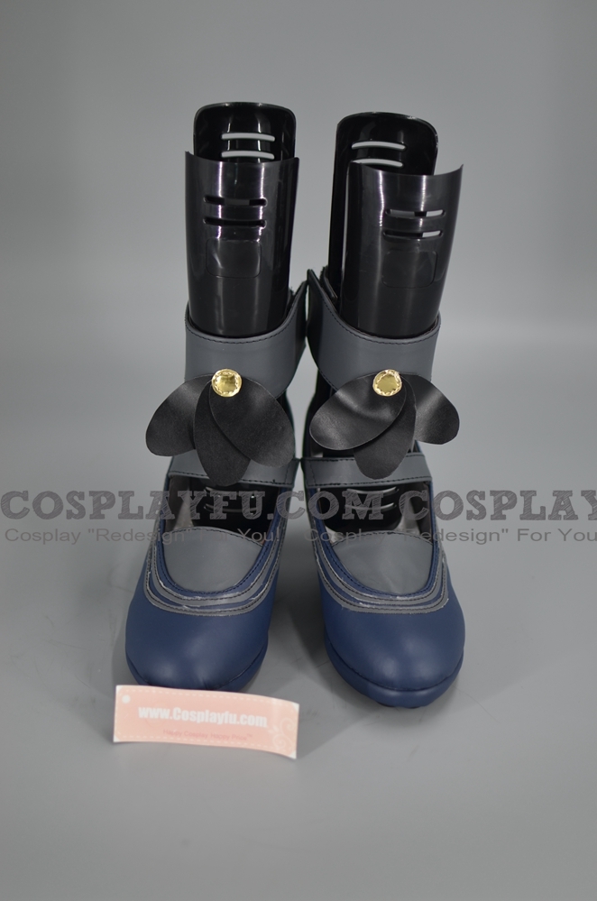 Angela (Blue and Grey) Shoes from Library Of Ruina