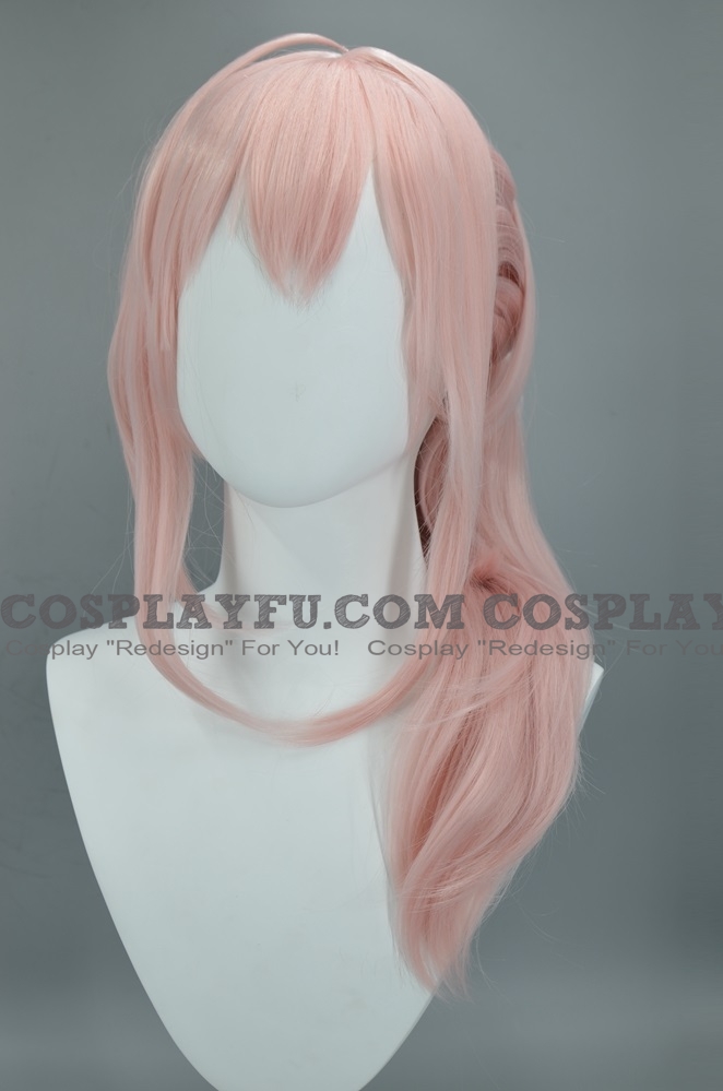 Nei Keiji Wig (Pink, Long, Straight, Pony Tail, 2591) from Gokurakugai