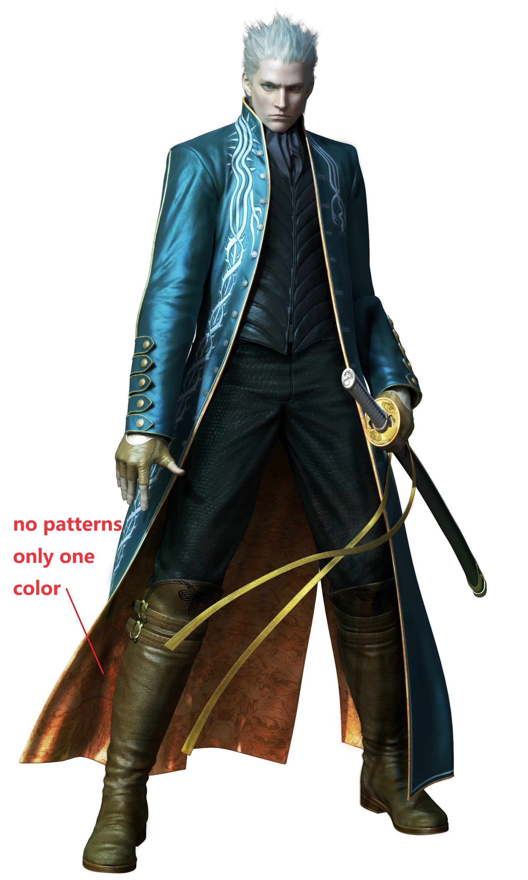 Custom Dante Cosplay Costume from Devil May Cry 2 - CosplayFU.com