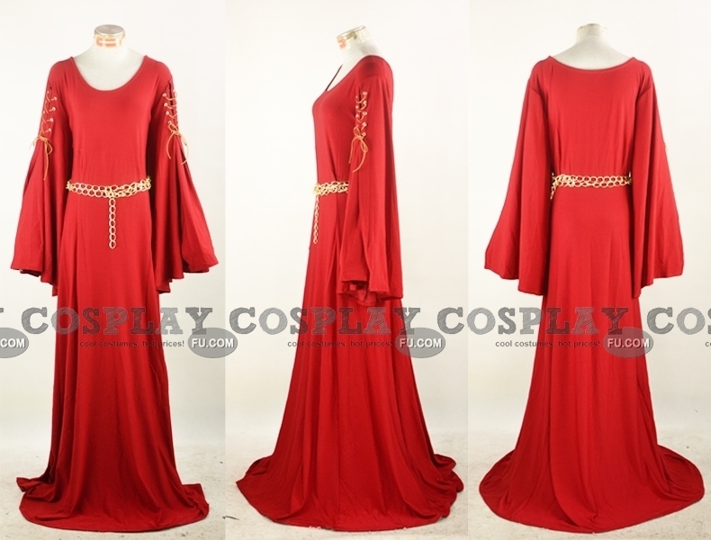 Melisandre Cosplay Costume (Dress) from Game of Thrones