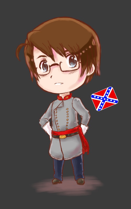 Hetalia Axis Powers Stati Confederati d'America Costume (Confederate States of America)
