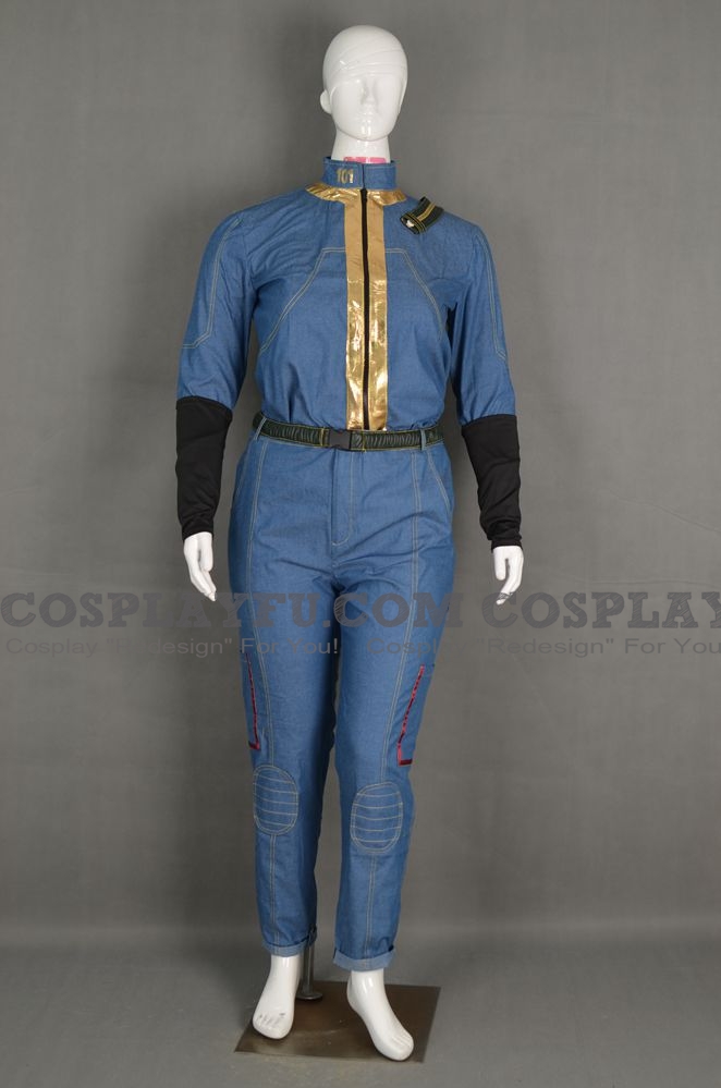 Vault 101 Cosplay Costume (Light Blue, 2nd) from Fallout 3