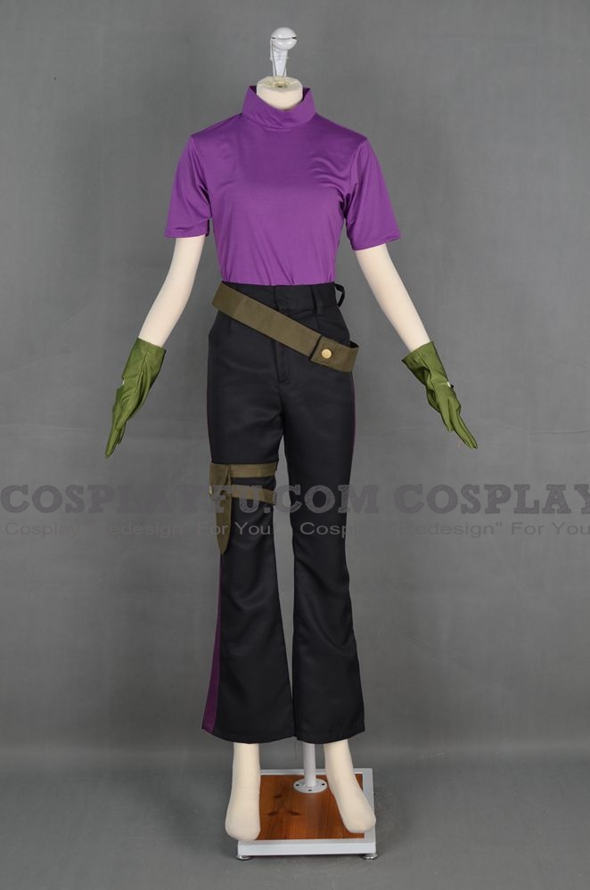 Kim Cosplay Costume (Purple) from Kim possible