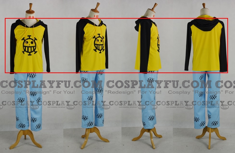 One Piece Trafalgar Law Costume (Superiore)