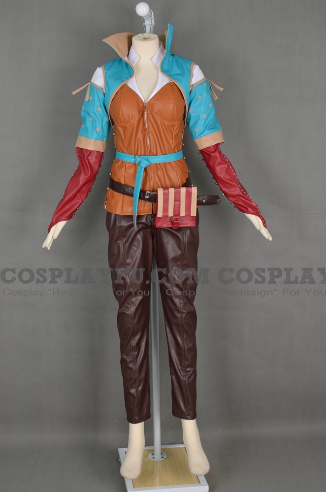 Triss Merigold Cosplay Costume from Witcher 3 The Wild Hunt
