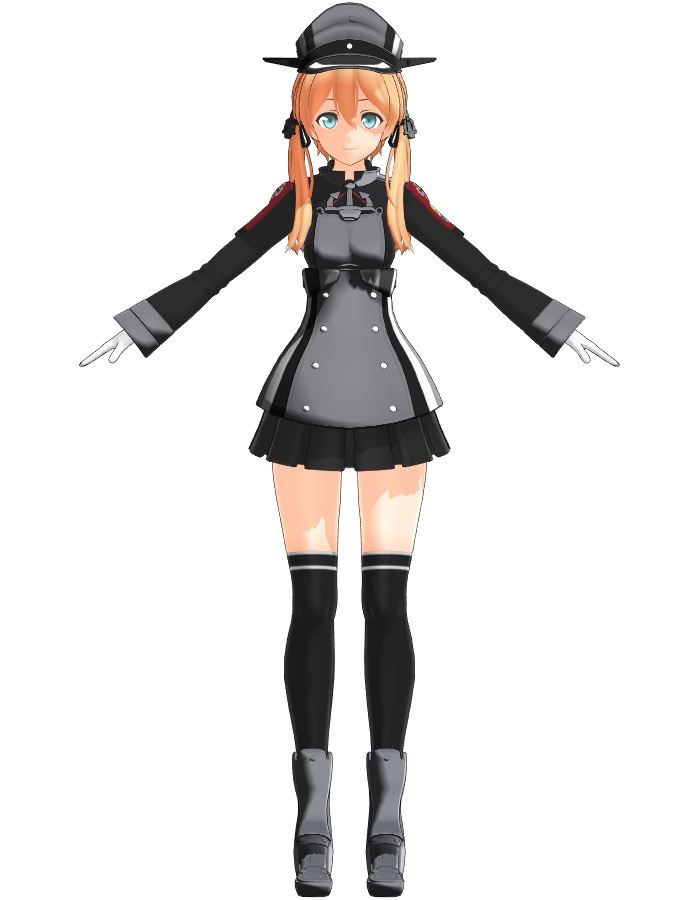Prinz Eugen Cosplay Costume from Kantai Collection