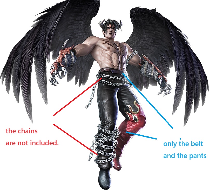 Devil Jin Cosplay Costume from Soulcalibur