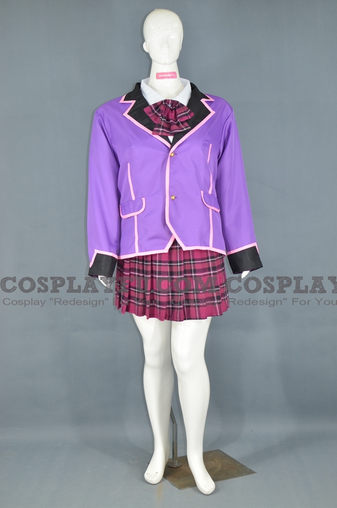 Neptune Cosplay Costume (School Uniform) from Hyperdimension Neptunia VS Zombie Army