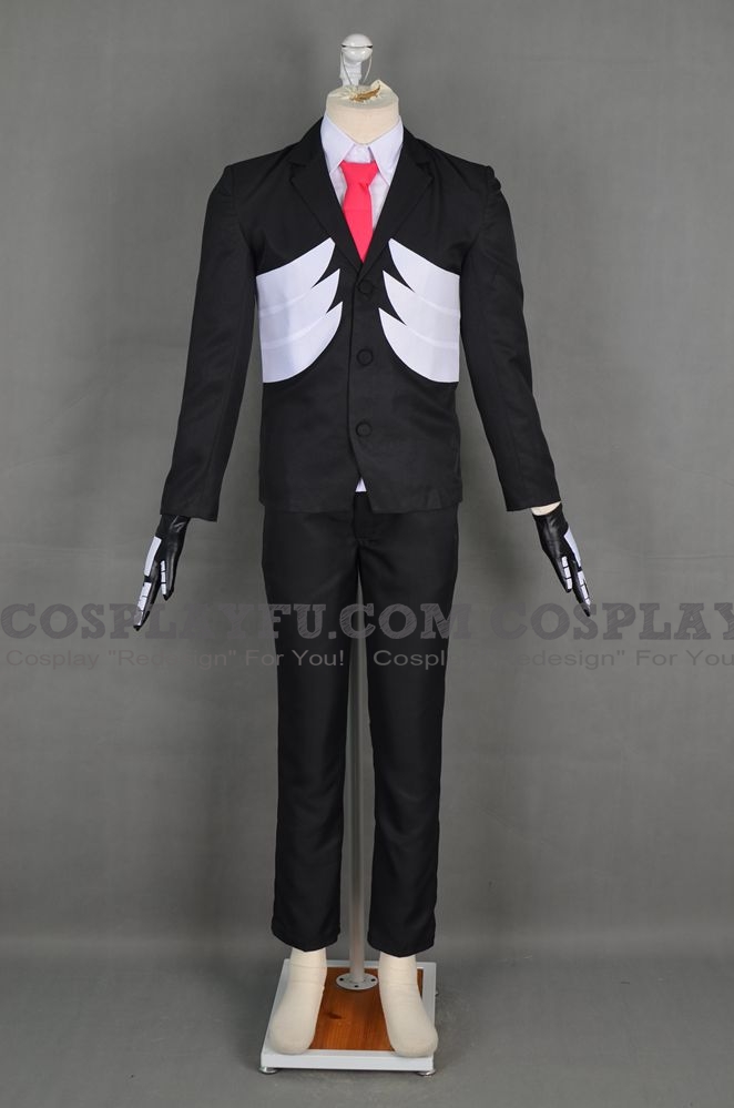 Ghost Lewis Cosplay Costume from Mystery Skulls Animated