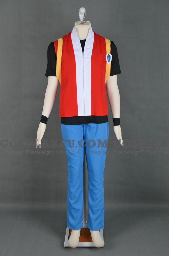 Pokemon Origins Red Cosplay Costume