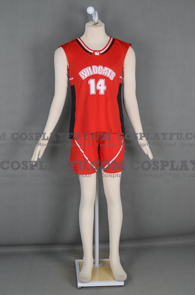 Troy Cosplay Costume from High School Musical