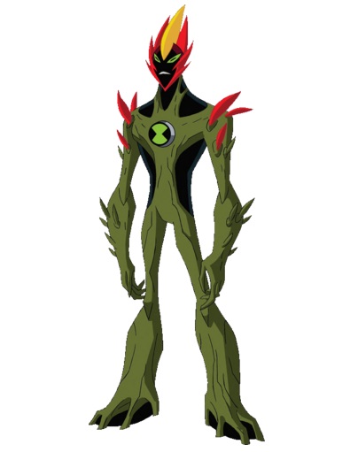 Swampfire Cosplay Costume from Ben 10 Alien Force: The Game
