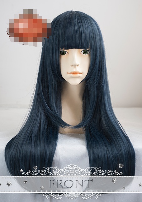 Blu Parrucca (Lungo, Straight, Tomoe)