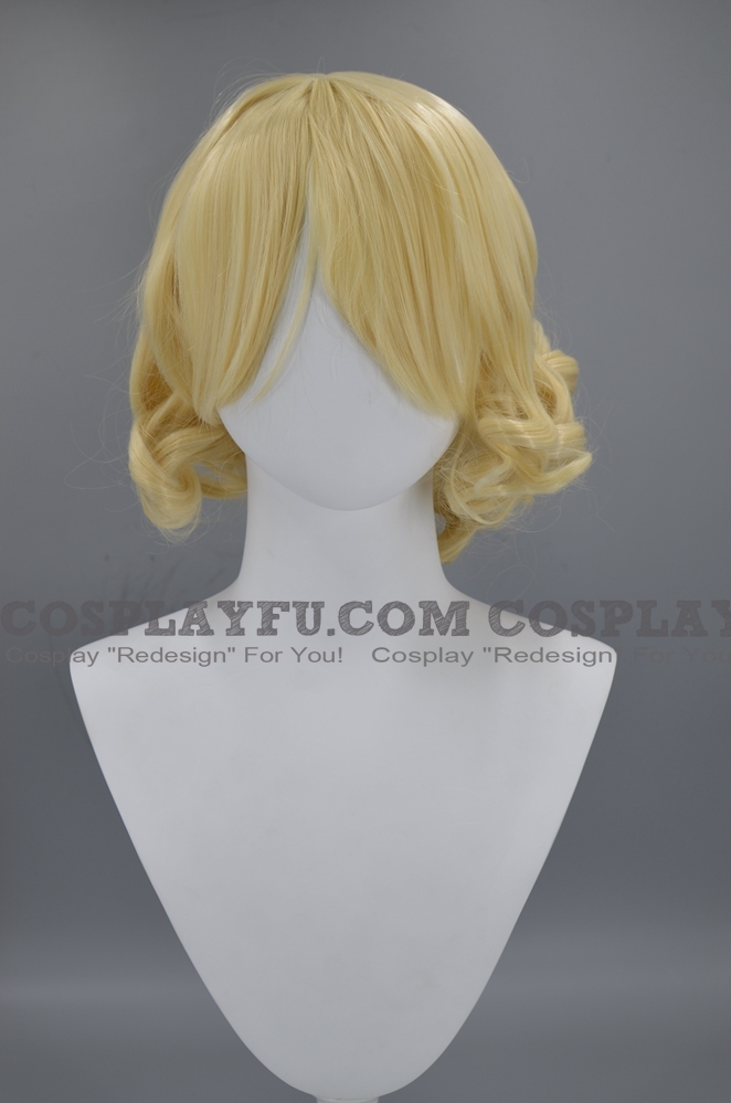 Blond Perruque (Court, Curly, BOB)