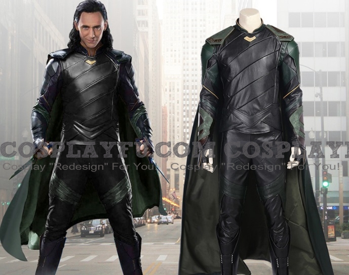 Loki Cosplay Costume from Avengers: Infinity War