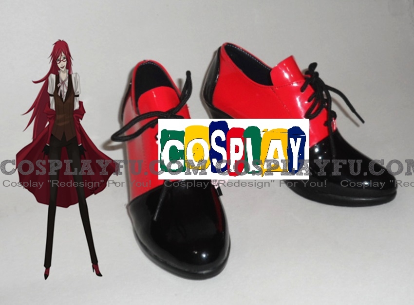 Grell Sutcliffe Shoes from Kuroshitsuji Grell Sutcliffe Shoes from Kuroshitsuji