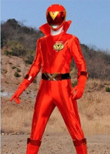Super Sentai Aka Red Disfraz