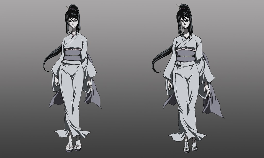 Okiku Cosplay Costume from Afro Samurai