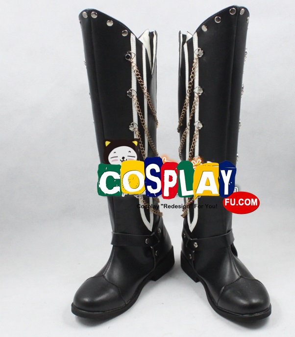 코스프레 Tall Long 검은 Boots 코스프레 (989)