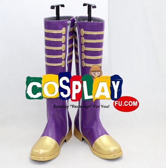 Cosplay lang Lila Goldene Stiefel Cosplay (56545)