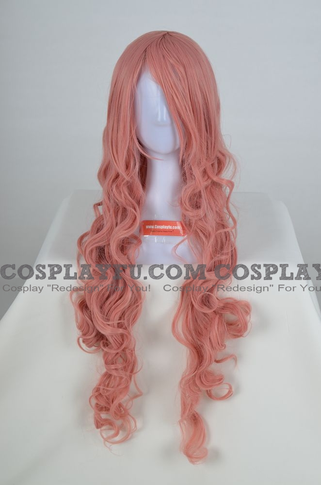 Long Curly Pink Wig (1137)