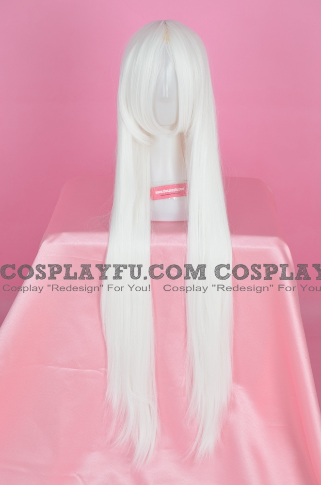 Long Straight White Wig (1010)