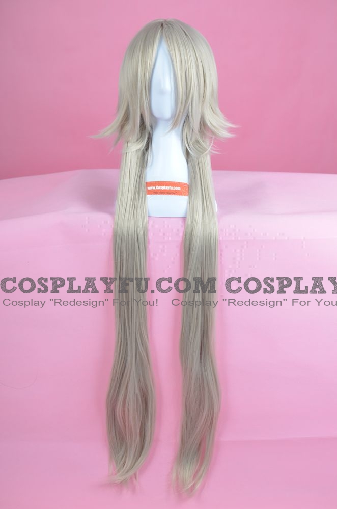 Long Braid Silver Grey Wig (3156)