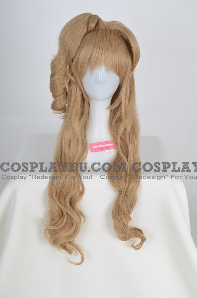 Longue Curly Pony Tail marron Perruque (3999)