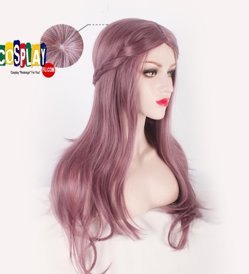 Long Curly Purple Wig (4479)