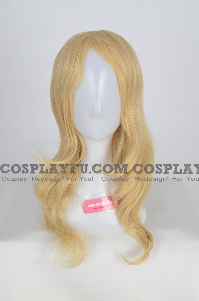Medium Wavy Blonde Wig (6474)