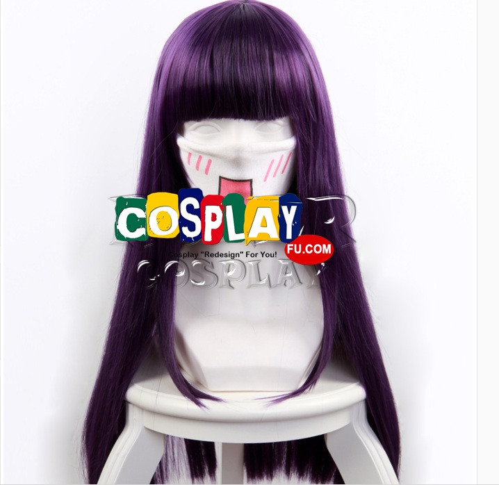 Long Straight Purple Wig (6552)