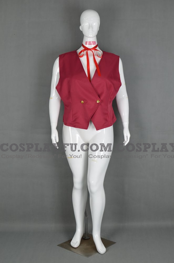 Asuna Cosplay Costume (vest and tie) from Magister Negi Magi