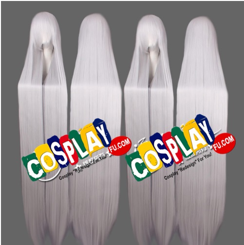 Long Straight Silver Wig (7864)