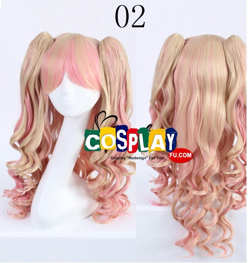Long Curly Mix Colour Wig (8095)