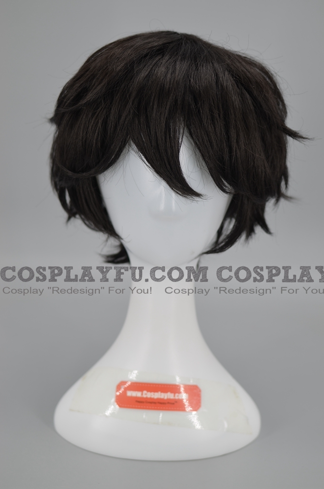 28 cm Short Black Wig (6333)