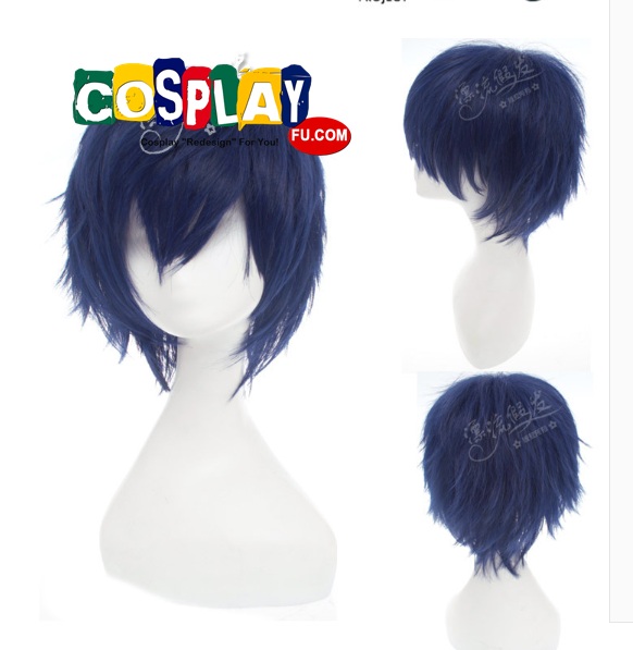 Short Dark Purple Wig (5447)