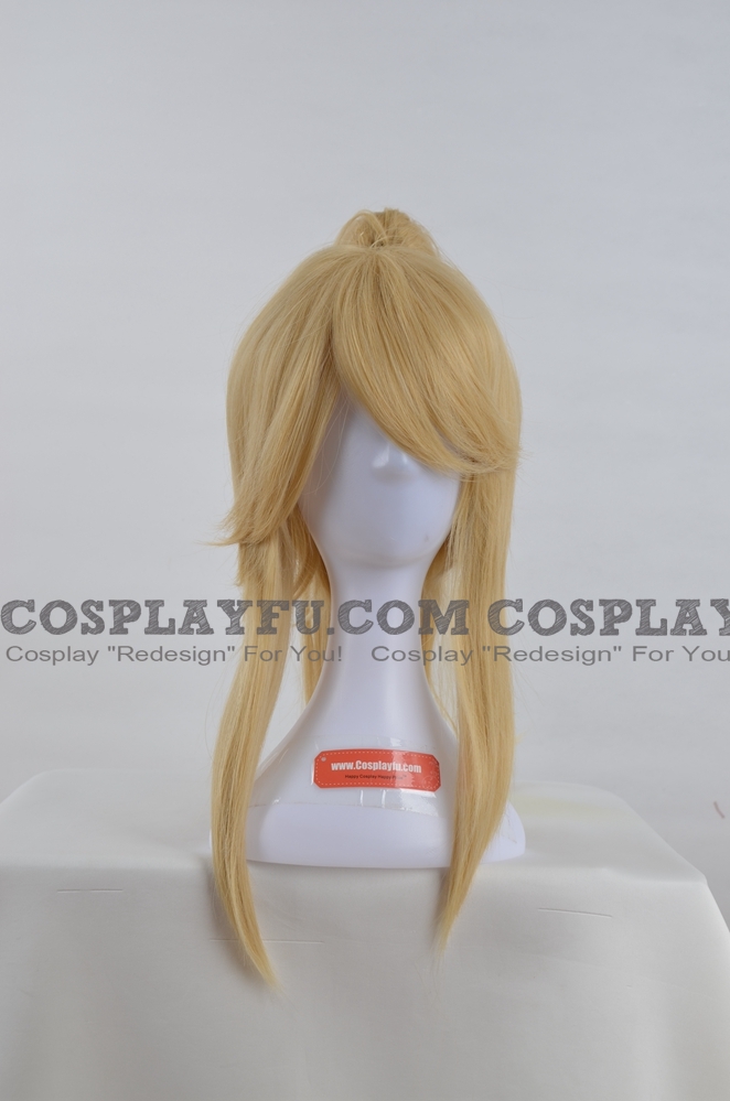 Long Light Blonde Pony Tail Wig (7855)