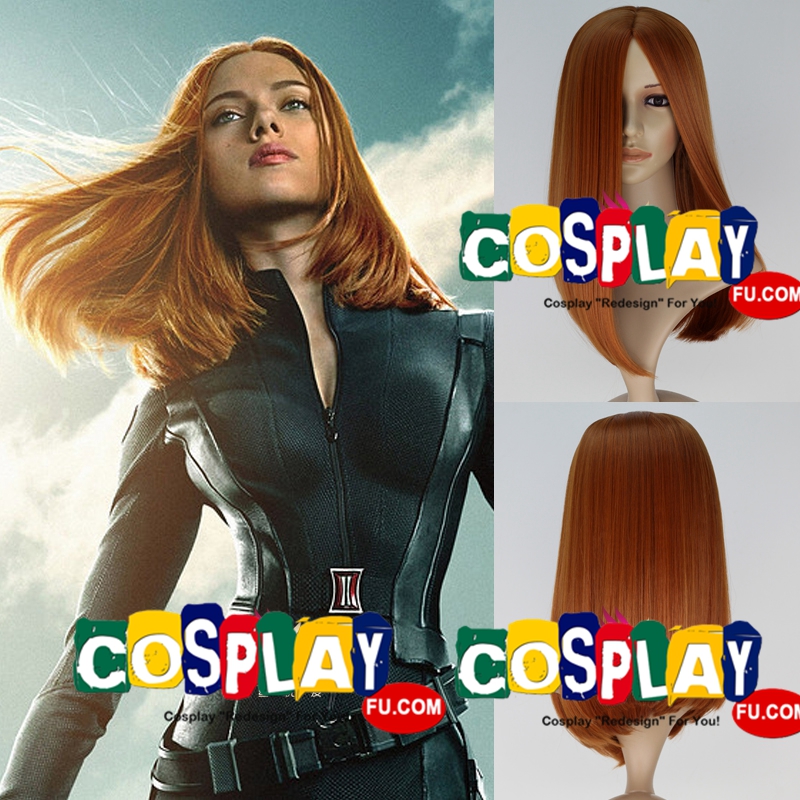 Natasha Romanoff peluca de Capitán América Natasha Romanoff peluca de Capitán América