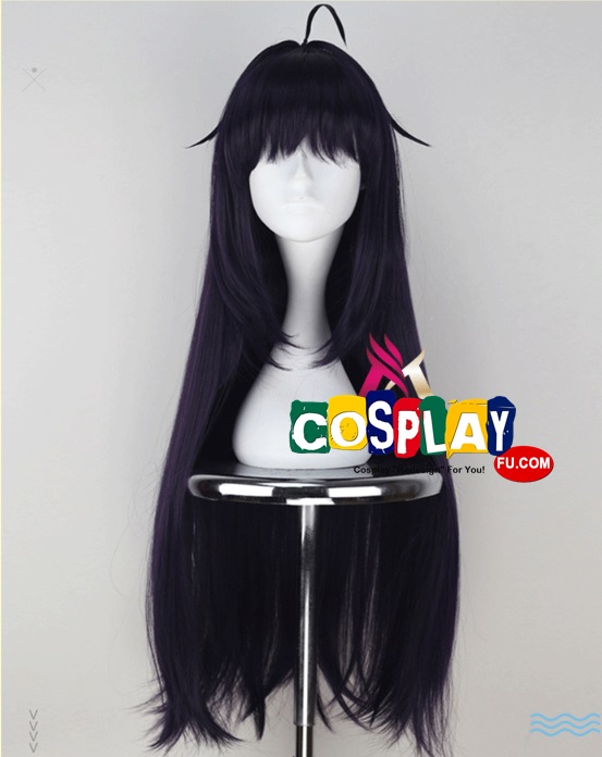 Long Straight Dark Purple Wig (8221)