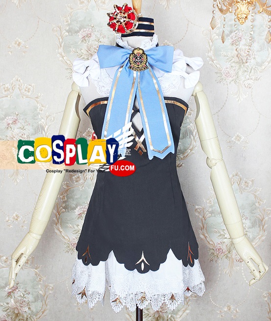 Queen Elizabeth Cosplay Costume from Azur Lane (6101)