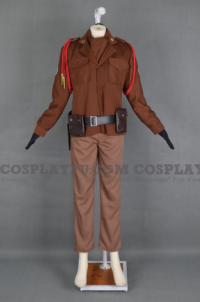 Alfred Cosplay Costume from Axis Powers Hetalia (5890)